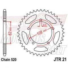 Lánckerék hátsó JT 021