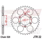 Lánckerék hátsó JT 022-49
