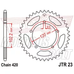 Lánckerék hátsó JT 023