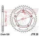 Lánckerék hátsó JT 028-43