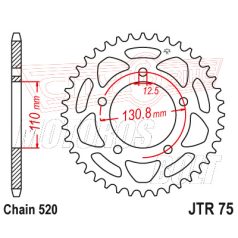 Lánckerék hátsó JT 075