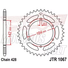 Lánckerék hátsó JT 1067