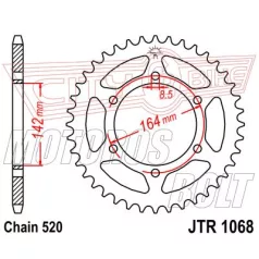 Lánckerék hátsó JT 1068