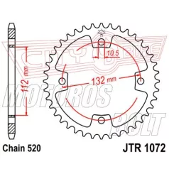 Lánckerék hátsó JT 1072