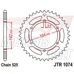 Lánckerék hátsó JT 1074