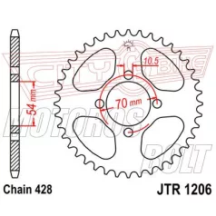 Lánckerék hátsó JT 1206