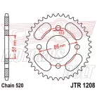 Lánckerék hátsó JT 1208