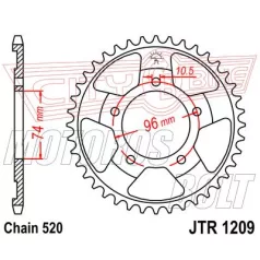 Lánckerék hátsó JT 1209