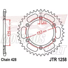 Lánckerék hátsó JT 1258