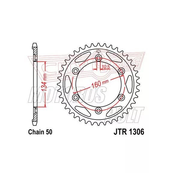 Lánckerék hátsó JT 1306-41 Lánckerék hátsó JT 1306-41