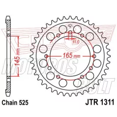 Lánckerék hátsó JT 1311