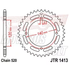 Lánckerék hátsó JT 1413