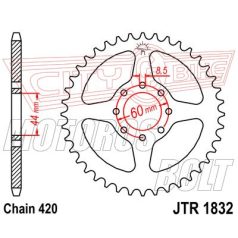 Lánckerék hátsó JT 1832