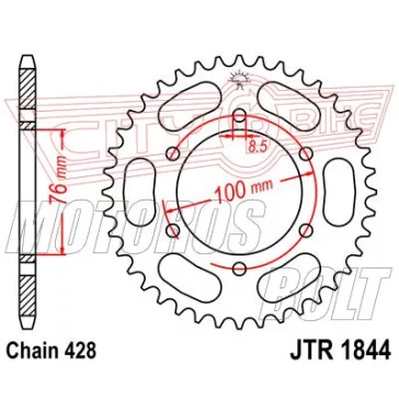 Lánckerék hátsó JT 1844