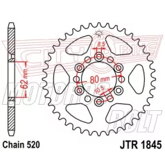 Lánckerék hátsó JT 1845