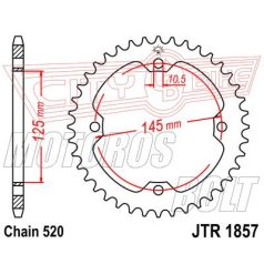 Lánckerék hátsó JT 1857-38