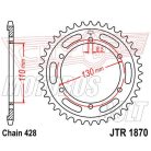 Lánckerék hátsó JT 1870