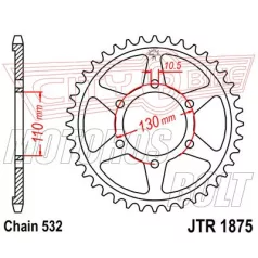 Lánckerék hátsó JT 1875