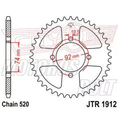 Lánckerék hátsó JT 1912