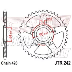 Lánckerék hátsó JT 242