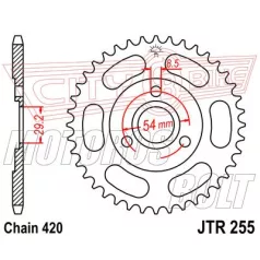 Lánckerék hátsó JT 255