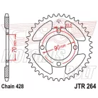 Lánckerék hátsó JT 264
