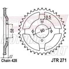 Lánckerék hátsó JT 271