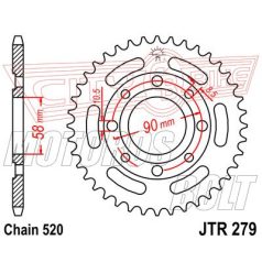 Lánckerék hátsó JT 279-31