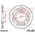 Lánckerék hátsó JT 280