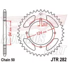 Lánckerék hátsó JT 282-36