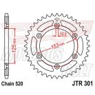 Lánckerék hátsó JT 301-40
