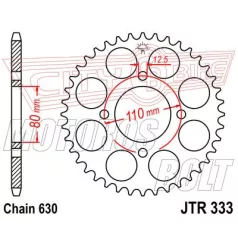 Lánckerék hátsó JT 333