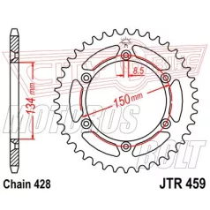 Lánckerék hátsó JT 459