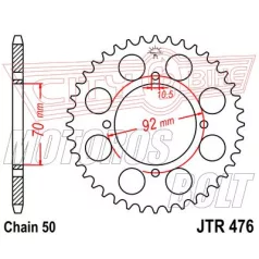 Lánckerék hátsó JT 476