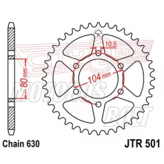 Lánckerék hátsó JT 501