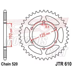Lánckerék hátsó JT 610