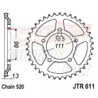Lánckerék hátsó JT 611