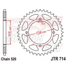 Lánckerék hátsó JT 714