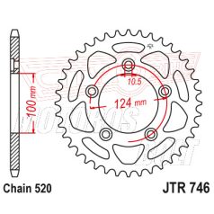 Lánckerék hátsó JT 746-46