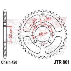 Lánckerék hátsó JT 801-33