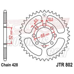 Lánckerék hátsó JT 802-43