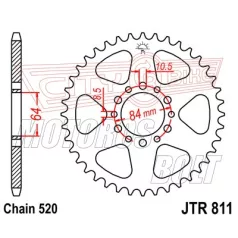 Lánckerék hátsó JT 811