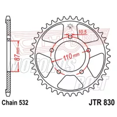 Lánckerék hátsó JT 830