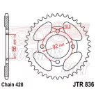 Lánckerék hátsó JT 836