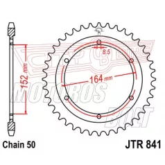 Lánckerék hátsó JT 841