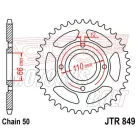 Lánckerék hátsó JT 849