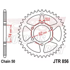 Lánckerék hátsó JT 856