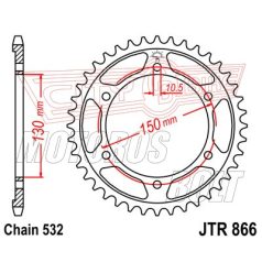Lánckerék hátsó JT 866-43