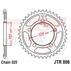 Lánckerék hátsó JT 898-41