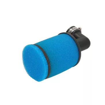 Levegőszűrő-TUNING 35mm szivacs kék 90fok